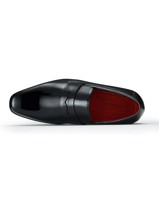 Men\'s Classic Black Synthetic Classic Penny Loafers & Slip-On Dress Shoes main image 4